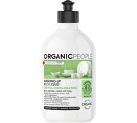 Organic People Liquide Vaisselle Écologique - Citron Vert & Menthe - 500 ml