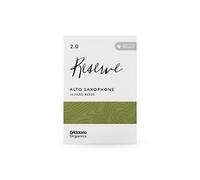 D'Addario Woodwinds – Anches pour saxophone alto Organic Reserve 2.0 Roseau biologique Paquet de 10