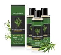 Organic Rosemary Shampoo for Thickening & Volumizing Hair, Rosemary Hydrolyzed Keratin Shampoo pour femmes et hommes, nourrit et renforce les cheveux, rafraîchit le cuir chevelu (3pc)