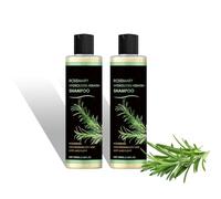 Organic Rosemary Shampoo, Shampooing à la kératine hydrolysée au romarin, shampooing au romarin biologique pour cheveux clairsemés pour femmes et hommes, nourrit et renforce les cheveux (2pc)