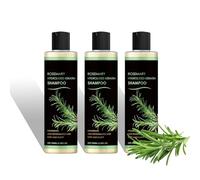 Organic Rosemary Shampoo, Shampooing à la kératine hydrolysée au romarin, shampooing au romarin biologique pour cheveux clairsemés pour femmes et hommes, nourrit et renforce les cheveux (3pc)