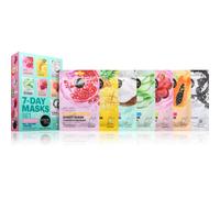 Organic Shop 7-Day Masks Set Glow Better ensemble de masque en tissu
