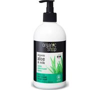 Organic Shop Organic Aloe & Milk savon liquide traitant pour les mains 500 ml