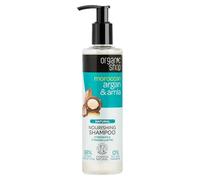 Organic Shop Natural Moroccan Argan & Amla shampoing nourrissant pour cheveux abîmés et colorés 280 ml