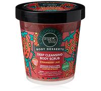 ORGANIC SHOP Body Deserts Exfoliante Deep Cleansing Strawberry 450 ml pour adultes, idéal pour utilisation pratique, format pratique