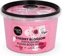 Organic Shop Cherry Blossom Exfoliating Sugar Body Scrub 250ml Cherry & White Chocolate 250g