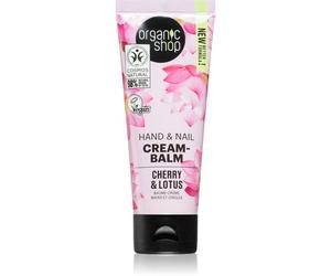 Organic Shop Cherry & Lotus baume fortifiant mains et ongles 75 ml