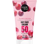 Organic Shop Cranberry Day Face Cream Spf50 50ml