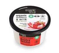 Organic Shop Strawberry & Milk mousse corps 250 ml