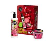 Organic Shop Festive Berry Bliss Coffret de soins du corps avec gommage corporel au sucre adoucissant et gel douche adoucissant 280 ml/100 ml