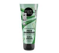 Organic Shop Gommage visage à l'aloès et à l'avocat 75ml