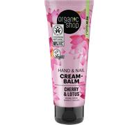 Organic Shop Hand & Nail Cream-Balm Cherry & Lotus - 75 ml