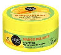 Organic Shop Lot de 60 patchs pour les yeux hydrogel naturel anti-stress Mango Delight