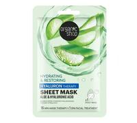 Organic Shop Masque tissu Hydratant & Réparateur - Aloé & Acid Hyaluronique