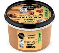 ORGANIC SHOP Organic Cinnamon & Honey Body Scrub avec extrait de cannelle, miel bio et sucre naturel 250ml