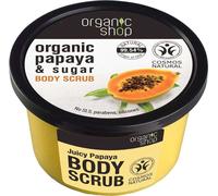 ORGANIC SHOP Organic Papaya & Sugar Body Scrub au parfum de papaye juteuse 250ml