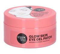 Organic Shop Glow Skin Eye Gel Patch Berry Iced Tea Antioxidant 60uds