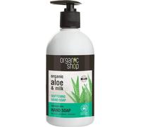 Organic Shop Savon pour les mains Aloe Milk Savon adoucissant pour les mains 200Ml