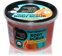 Organic Shop Sport Gommage Corps Post-Workout Raffermissant, Pêche et Magnésium, 250ml