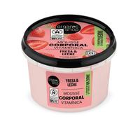 Organic Shop Yogur De Fresa Mousse Corporelle Vitaminée 250ml