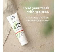 Organic Tea Tree Toothpaste-Soothing Care For Sensitive Teeth-Fluoride-Free Toothpaste-Vegan & Natural Origin- Dental,75 Ml (Pack Of 1)