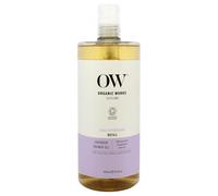 Organic Works Daily Hydration Shower Gel - Exfoliating Body Wash - Rich in Vitamin E and C - Cruelty-Free for All Skin Types - Lavender - 10.14 oz