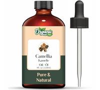 Organic Zing Camellia Oil | Pure & Natural Essential Oil for Skincare, Hair Care & Massage - 118ml/3.99fl oz