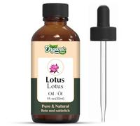 Organic Zing Lotus (Nelumbo nucifera) Oil | Pure & Natural Essential Oil for Skincare, Hair Care, Aroma & Diffusers.- 30ml/1.01fl oz