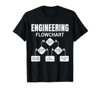 Organigramme d'ingénierie - Humour Amusant de résolution de problèmes T-Shirt