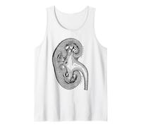 Organigramme Rein Vintage Anatomie Humaine Rein Débardeur