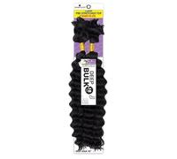 Organique Mastermix Shake-N-Go Tresses de cheveux humains - Deep Bulk 45,7 cm (couleur : 1 noir de jais)