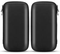 Organisateur Accessoires Électroniques,Etui pour Disque Dur Externe 2,5"" Pochette Voyage Portable Résistant Aux Chocs Étui de Transport Organiseur de EVA Sac de Power Bank Étui Sac Noir