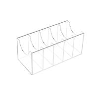 Organisateur Acrylique - Porte transparente à large 7,75 x 5,2 x 5,2 x 5,5 in, étui transparent pour rack avec cravate pour conteneur | arrangement de ceinture de garde-robe, rangement