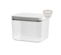 Organisateur automatique de lessive pop-up et de dosettes de 2,9 l | Récipient hermétique scellé avec tasse à mesurer et couvercle | Rangement polyvalent pour bombes de bain, amplificateurs de parfum