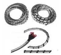 Organisateur Câbles Attache en spirale argent Maclean 3m