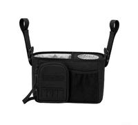 Organisateur Chariot Golf Grande Capacité Porte-Gobelet Isotherme | Multiples poches filet et zippée pour balles gants accessoires Sangles réglables avec boucles pour fixation pour