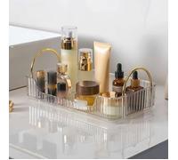 Organisateur Cosmétique de Luxe, Boîte de Rangement pour Salle de Bain et Coiffeuse, avec Compartiments - 30x17x6 cm