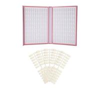Organisateur Couleurs Ongles - Affichage Des Couleurs, Carnet Échantillons Pointes Outils Manucure Affichage Vernis, Pour Maison Studio Salon Design Peinture Pratique Présentation Ongles Créatifs