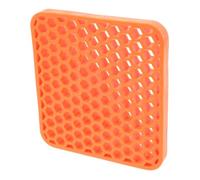 Organisateur D’outils de Débosselage Automobile Orange en Silicone | Rangement Intégré à Fentes Filetées, Panneau Compact pour Embouts Pdr, Atelier Auto