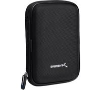 Organisateur d'accessoires électroniques, Sac pour Disque Dur extrême 2,5""3,5"". Étui de Transport Rigide Portable SSD, EVA Rigide résistant aux Chocs, Organiseur de Voyage pour USB Câbles, cle USB