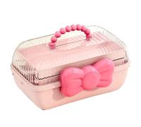 Organisateur d'accessoires pour cheveux - ABS moyen 27,5 x 14,5 x 15 cm portable | Stockage de perles avec poignée de transport, tri de maquillage, fournitures d'art | maison, salon