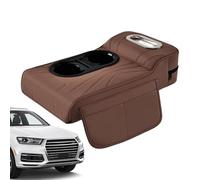 Organisateur d'accoudoir de voiture | Organisateurs d'intérieur automobile en cuir | Coussin de levage pour accoudoir de voiture avec rangement, pour camping-car, camion, berline, véhicule automobile