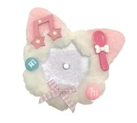 Organisateur de badges d'oreilles de chat en peluche de 58 mm pour femmes et collectionneurs, sacs à dos, accessoires de collectionneur de badges