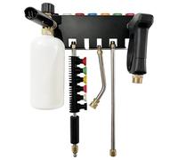 Organisateur de baguettes de disque de pression | Support mural pour conseils et accessoires | Étagère de rangement solide, optimisée pour les nettoyeurs haute pression, installation facile, parfaite