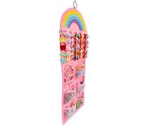 Organisateur de Barrettes à Cheveux | Poches Multicolores à Accrocher au Mur,Range Accessoires Cheveux Portant | Organisateur pour Filles Bijoux Serre-Têtes Bandeaux