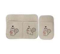 Organisateur de berceau - Organisateur de caddie | Caddie en coton pour poussette portable | Pochette suspendue d'extérieur pour couches, bavoirs, bouteilles, jouets, sucettes, nouveaux Parents, prop