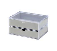 Organisateur de bijoux en plastique pour ongles - Pinceaux d'art - Boîte de rangement pour manucure - Boîte de rangement pour vernis à ongles