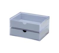 Organisateur de bijoux en plastique pour ongles - Pinceaux d'art - Boîte de rangement pour manucure - Boîte de rangement pour vernis à ongles