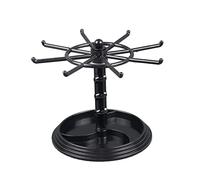 Organisateur de bijoux rotatif pour bijoux, colliers, boucles d'oreilles, montres, présentoirs pour spectacles, vente de boucles d'oreilles, bracelets, colliers avec crochets