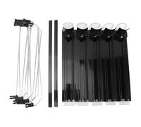 Organisateur de boisson pour le réfrigérateur auto-poussant Soda peut distributeur Dispensateur de boissons Affaire des boissons à boissons Abs Plastique 480x380x80 mm 5 (noir)